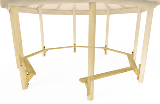 Octagonal Shelter Benches - All Round