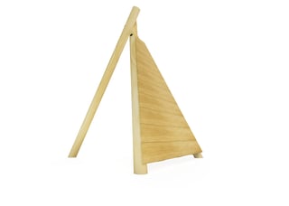 Large Teepee Den with Solid Side