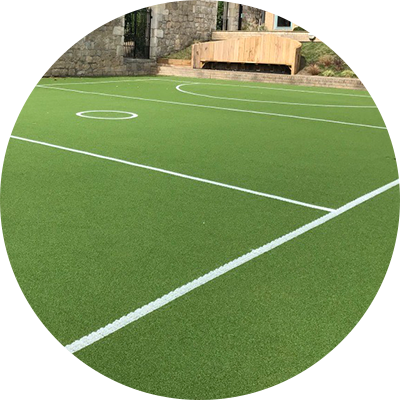 Active Sports grass with inlaid white lines