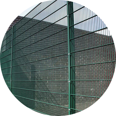 Green school perimeter fencing