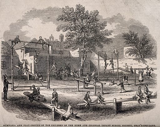YW014795V_Playground-of-the-Home-and-Colonial-Infant-School-Society-London