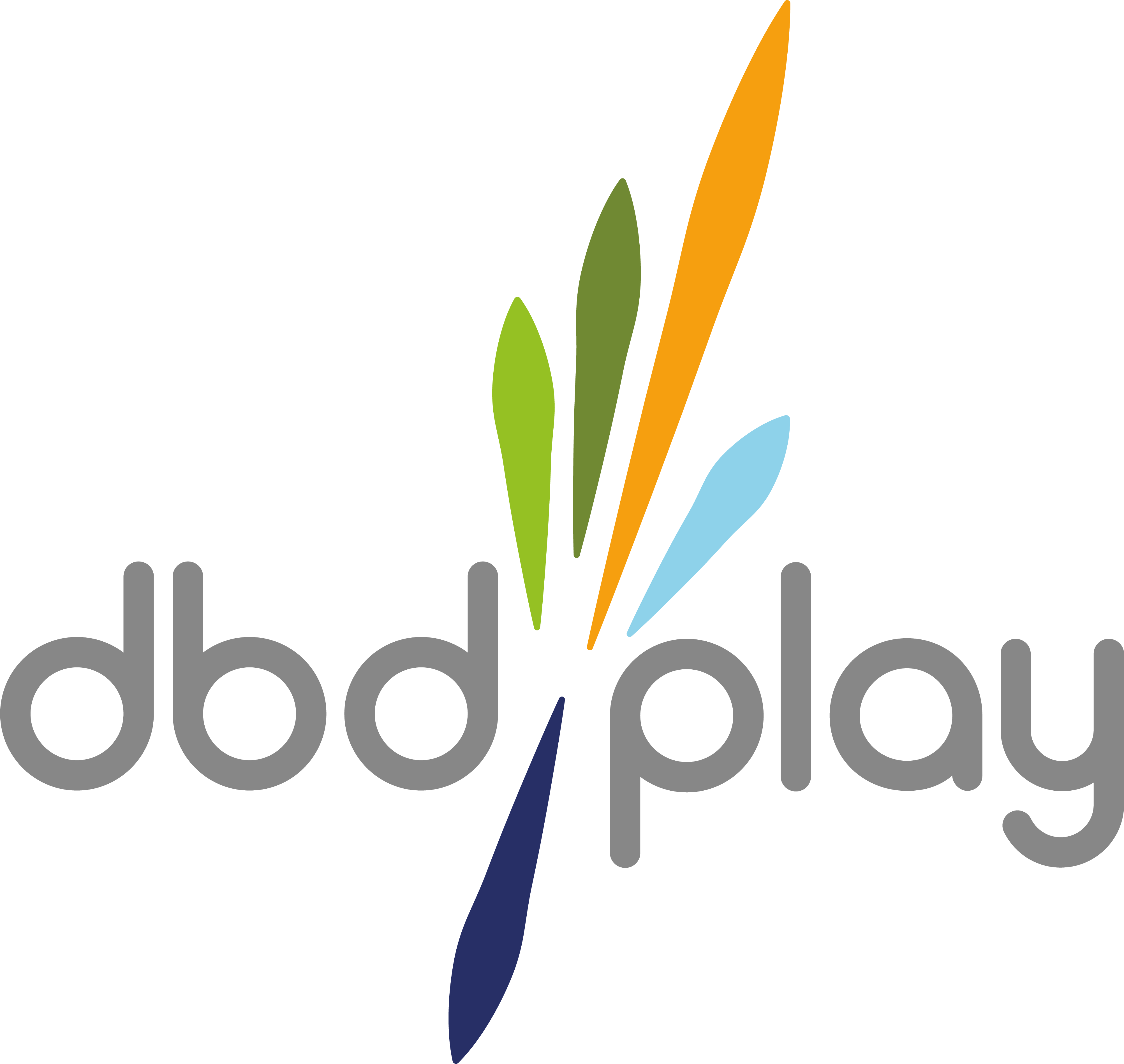 design build discover play logo